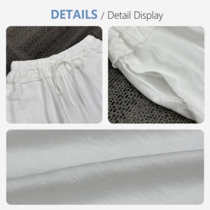 <span class=keywords><strong>Pantaloni</strong></span> a gamba larga a vita alta da <span class=keywords><strong>donna</strong></span>, casual estivi, <span class=keywords><strong>con</strong></span> <span class=keywords><strong>elastico</strong></span> in vita e coulisse, <span class=keywords><strong>con</strong></span> tasche - Product Image 6