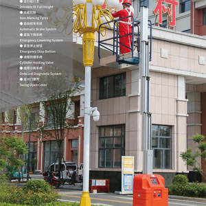 Plataforma Elevadora Vertical Autopropulsada, Elevador de Mástil Vertical Eléctrico, Plataforma de Trabajo Aérea, Elevador Eléctrico Autopropulsado - Product Image 2