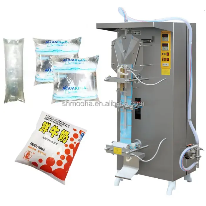 Automatic 500ml Water Pouch Bag Packing Machine Fruit Juice Sachet Bag Packaging Machines 200ml Milk Liquid Bag Filling Packer