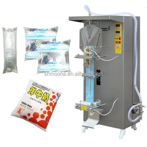 Machine automatique d'emballage de sacs à poche d'eau de 500ml Machines d'emballage de sacs à sachets de jus de fruits Emballeur de remplissage de sacs à lait liquide de 200ml