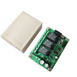 Relais RF DC 12V 3CH mode momentané avec temps de retard ON/OFF télécommande récepteur + émetteur - Product Image 6