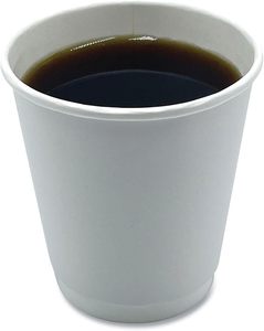 Vaso de Papel PLA Blanco Desechable Personalizado con Doble Pared para Bebidas Calientes y Té - Opciones de 4oz/8oz/10oz/12oz/14oz/16oz/20oz/22oz - Product Image 1