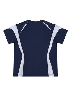 潮品牌100% 棉夏季t恤夹克休闲印花图案宽松合身撞色拼接230gsm短袖 - Product Image 6