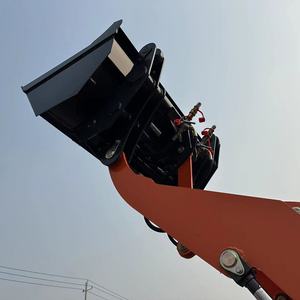 High Quality 1.0ton <b>Machinery</b> with Pallet Forks Hydraulic Compact Bucket Front Mini Wheel - Product Image 6