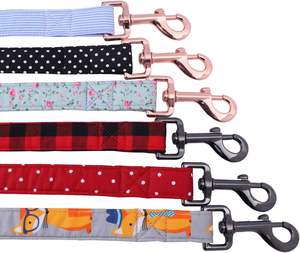 Estilo único Paws Durabel Dog Leash Collar a juego 6 colores 3 tamaños Mango suave y cómodo para perros y gatos - Product Image 3