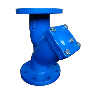 Filtro DIN 3202 de hierro fundido dúctil GGG50 azul, fabricado en China, filtro de agua con brida tipo Y - Product Image 1