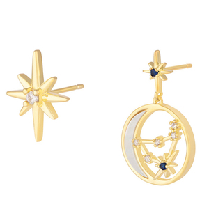 Emnel 2023 constelaciones nácar <span class=keywords><strong>monn</strong></span> Fancy mujer s925 occidental Starburst pendientes - Product Image 6
