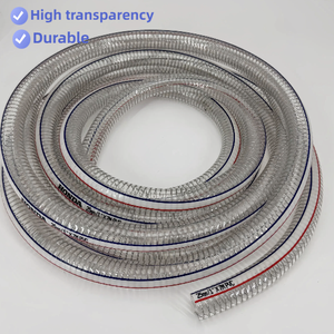 Tubo de PVC para exteriores de <span class=keywords><strong>4</strong></span> <span class=keywords><strong>pulgadas</strong></span> de alta presión, <span class=keywords><strong>manguera</strong></span> <span class=keywords><strong>corrugada</strong></span> de aire de 100m, tubo espiral de alambre de acero reforzado, tubos de plástico flexibles para exteriores - Product Image 4