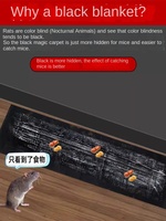 Piège à souris en gel super adhésif avec clip de fixation et colle pour l'élimination des souris domestiques, écologique et jetable