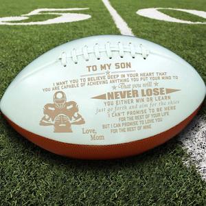 Regalo per la <span class=keywords><strong>mia</strong></span> nipote love you da PAPÀ <span class=keywords><strong>MAMMA</strong></span>, football americano regalo per tuo figlio Anniversario di Matrimonio compleanno di natale regalo di laurea - Product Image 6