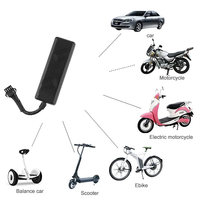 2020 고품질 도난 방지 초경량 GPS TK205 GPS 자전거/전기 스쿠터