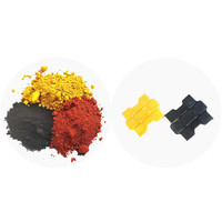Colorant pour briques de ciment, poudre d'oxyde de fer