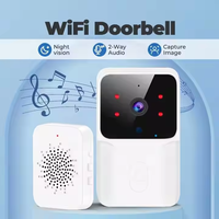 Bel Pintu Pintar Nirkabel Wi-Fi Definisi Tinggi dengan Anti-Pencurian untuk Rumah, Kantor, dan Hotel