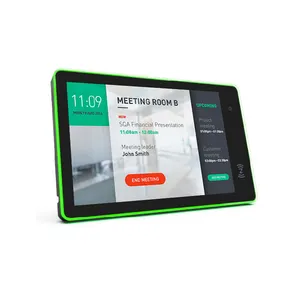 Đặt Phòng 10 Inch RFID Reader Poe Android Tablet <span class=keywords><strong>Front</strong></span> Nfc Reader Với Xung Quanh Led <span class=keywords><strong>Light</strong></span> Bar - Product Image 1