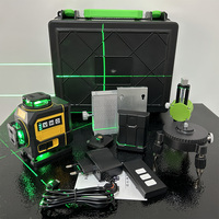 16 lignes niveau laser 4D ligne verte auto-nivelant 360 niveau laser super puissant horizontal et vertical