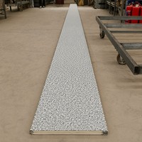 Panneaux sandwich en mousse de polyuréthane ignifugés les plus populaires, panneaux muraux extérieurs isolés en PU pour la construction d'entrepôts