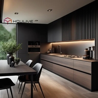 Meuble d'îlot de cuisine |   Conception de rangement pour garde-manger |   Modulaire moderne |   Appartement personnalisé