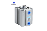 Cylindre pneumatique compact à double action Xingchen Série SDA personnalisé, alésage 12-100mm, course 5-160mm, piston à roulement