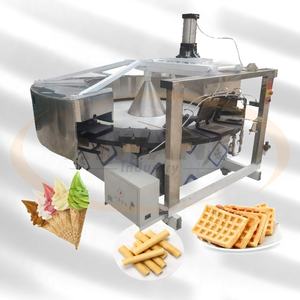 High-quality <b>Ice</b> Cream Cone Maker Egg Roll Wafer Stick Making Machine Barquillos Making Machine - Product Image 1