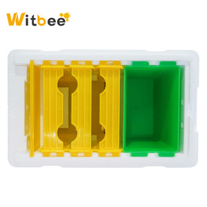 Mousse Reine Abeille Mini Boîte D'accouplement cadres Plastique Polystyrène Pollinisation Ruche Reine Boîte D'élevage - Product Image 3