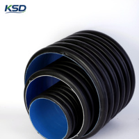 Service OEM ODM SN8 SN16 Tuyau ondulé double paroi en PEHD couleur et longueur personnalisées pour projets de canalisations plastiques à grande échelle