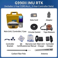 Receptor GNSS RTK Unistrong G990II de Bajo Costo, 1408 Canales, IMU, Rover de Topografía, Base GNSS RTK para Ingeniería de Construcción