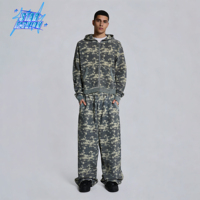 Hoodie Pria Kain Terry Fleece Katun French Terry Tebal 400GSM 500GSM 600GSM Bordir Musim Dingin Kustom dengan Ritsleting