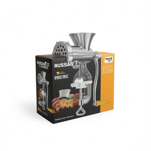 Picadora de carne manual Russagi11 de alta resistencia, operada a mano, para uso doméstico, procesador de alimentos de cocina con función para hacer fideos y salchichas. - Product Image 1