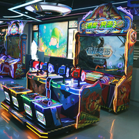 Vente Chaude : Machine de Jeu d'Arcade à Monnayeur pour 4 Joueurs, Simulateur de Tir d'Assaut Dinosaure en Métal, Vente en Gros