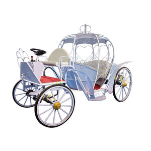 Chariot de mariage européen, chariot de balade, chariot citrouille, magnifique décoration de fête, chariot à bonbons - Product Image 1