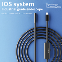 Endoscope WIFI AN112 1080P IP67 étanche caméra serpent d'inspection sans fil HD endoscope USB uniquement pour téléphone intelligent et système IOS