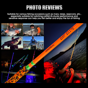 <span class=keywords><strong>Canna</strong></span> <span class=keywords><strong>da</strong></span> <span class=keywords><strong>Pesca</strong></span> MH Monopezzo <span class=keywords><strong>da</strong></span> 7'6'' per Impieghi Gravosi 60lbs in Fibra di Vetro S con Anelli in Acciaio Inossidabile <span class=keywords><strong>Canna</strong></span> Personalizzata per Pesce Gatto per la <span class=keywords><strong>Pesca</strong></span> in Fiume e <span class=keywords><strong>Lago</strong></span> - Product Image 6