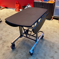 Chariot de service alimentaire mobile en acier inoxydable de haute qualité pour restaurants hôtels conception de table de buffet réchauffeurs pliables