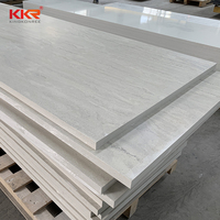 Étagère de présentation en surface solide acrylique KKR, écologique, ignifuge, imperméable, moderne, pour usage en centre commercial, grandes dalles de comptoirs et panneaux muraux