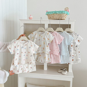 Nuova Collezione 2026: Pigiama Estivo per Bambini in Puro Cotone, Fantasia Carina, Traspirante e Confortevole, Completo Neonato - Product Image 2