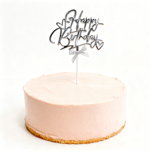 Decorazione per <span class=keywords><strong>Torta</strong></span> in Plastica con Testo Personalizzato, per Compleanno e Matrimonio, Non Commestibile, Riutilizzabile, Vendita all'Ingrosso - Product Image 1