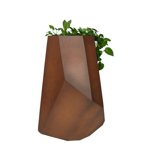 <span class=keywords><strong>Pot</strong></span> de fleurs polygonal en découpe laser pour jardin, vente en gros, pots et jardinières décoratifs polygonal pour jardin extérieur - Product Image 4