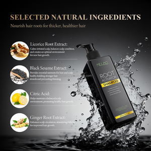 Champú MELAO ODM para el Crecimiento del Cabello con Ginseng, Control de Grasa, Nutritivo, Fortalecedor y Anticaída para Hombres y Mujeres, Activador de Raíces - Product Image 4