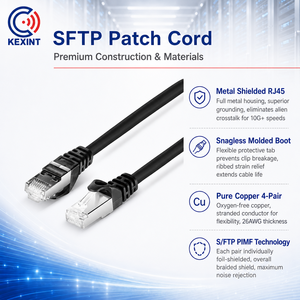 Cordon de raccordement intérieur extérieur Cat6 Cat6A Cat7 Cat8 SFTP 10M 20M 25M 30M 50M Câble réseau <span class=keywords><strong>Ethernet</strong></span> LAN Câbles de communication - Product Image 6