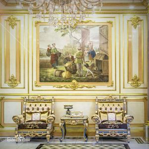 Bàn <span class=keywords><strong>Console</strong></span> Yips LD-1608-1437 dòng Châu Âu dành cho phòng khách, họa tiết hoa vẽ tay, phong cách cổ điển sang trọng, gỗ nguyên khối, kiểu giữa thế kỷ - Product Image 6