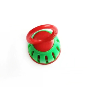 Wholesale Hollow Cage Shape Plastic Hand Bell Infant Grasp Shaker Orff Percussion Instrument - Product Image 1