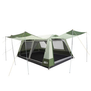 Tente de camping Explorer Outdoor 2 chambres 1 salon 8-10 personnes, double couche, imperméable, trois saisons, grand espace - Product Image 3
