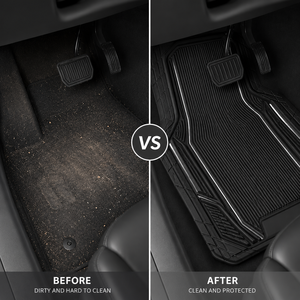 Tapis de sol de voiture en caoutchouc robuste, imperméables, toutes saisons, sur mesure, avec dos antidérapant - Product Image 2