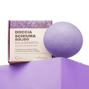 Prodotto per la cura del corpo in schiuma doccia solida e rilassante Enooso - Product Image 1