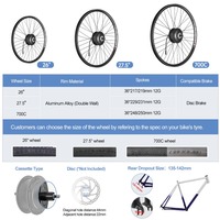 Kit de conversion complet moyeu arrière BAFANG 48V 500W RM G020.500.DC