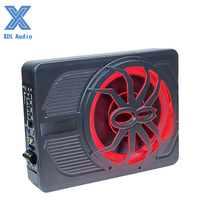 Subwoofer para Auto XDL Audio RGB Light Ultra Delgado, DC 12V, Bobina Simple, 10 Pulgadas, Activo, 180W RMS, Potencia Estéreo/Surround, Control Remoto