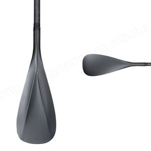 OEM 3K fibra de carbono PVC respetuoso con el medio ambiente ajustable SUP tabla de surf Kayak canoa pesca personalizable Unisex uso de agua paleta - Product Image 1
