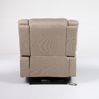 Chaise inclinable électrique en tissu microfibre Style de loisirs extensible pour personnes âgées pour bureau à domicile et meubles de salon