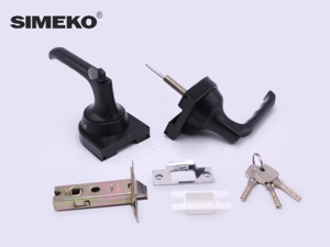 Thép không gỉ chính xác đúc cửa kính an ninh nhiệm vụ nặng nề khóa trượt cứng kính không khung - Product Image 4