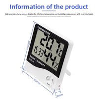 Thermomètre hygromètre numérique électronique HTC-1 pour mesurer la température et l'humidité intérieure et extérieure pour élevage de volailles